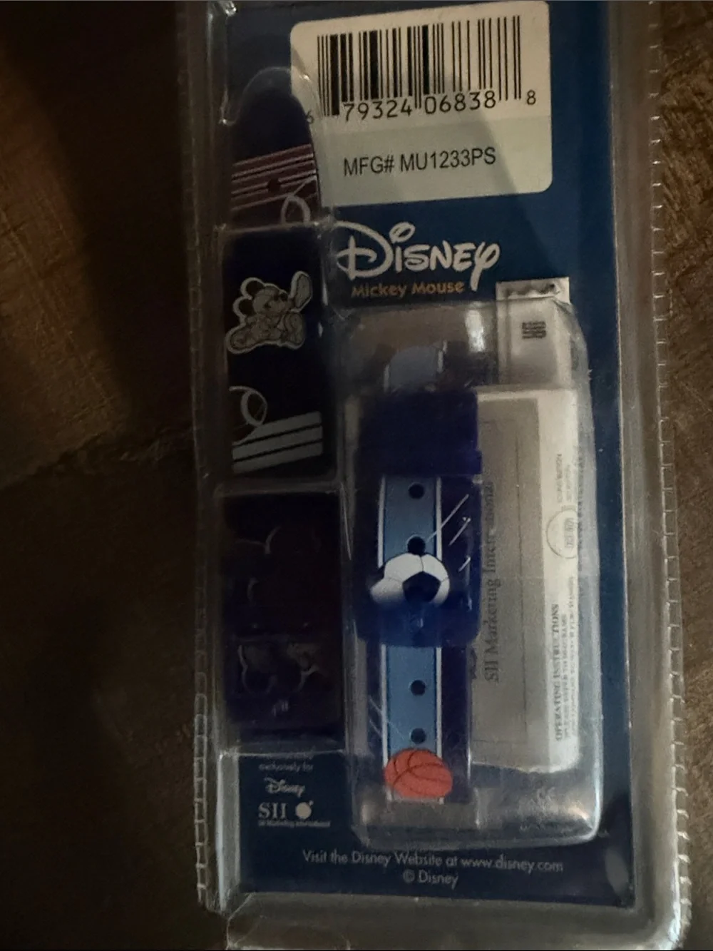 ⌚️ NIB DISNEY MICKEY MOUSE WATCH SET — 3 FIGURES & 2 STRAPS